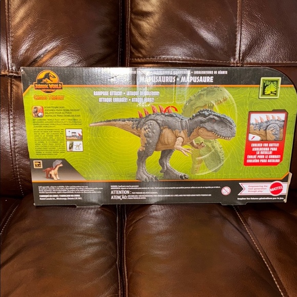 Mattel jurassic Park Black and Tan Reptile Figure - Picture 6 of 9